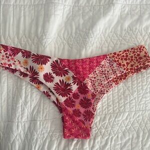 Kulani Kinis Pink and Red Bikini Thong